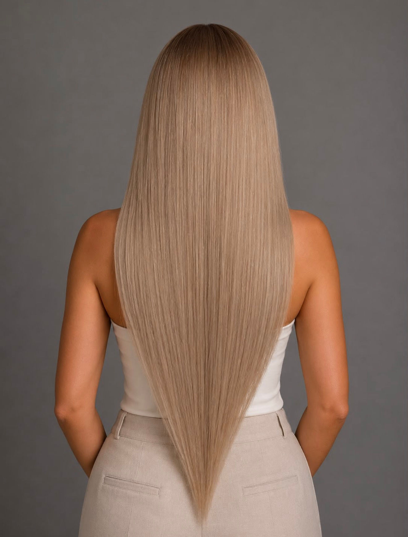 Dove Blonde #M18/22 (Cool Soft Blonde) - 25g I-Tip Hair Extensions