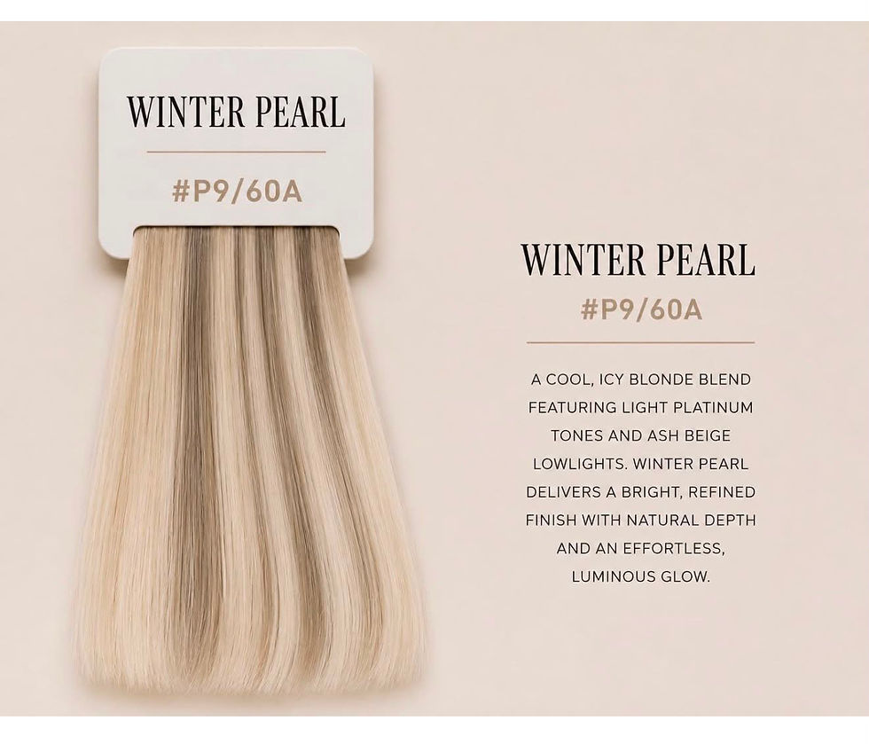 Thumbnail: Winter Pearl #P9/60A (Icy Blonde & Silver) 50g Genius Weft Hair Extensions 