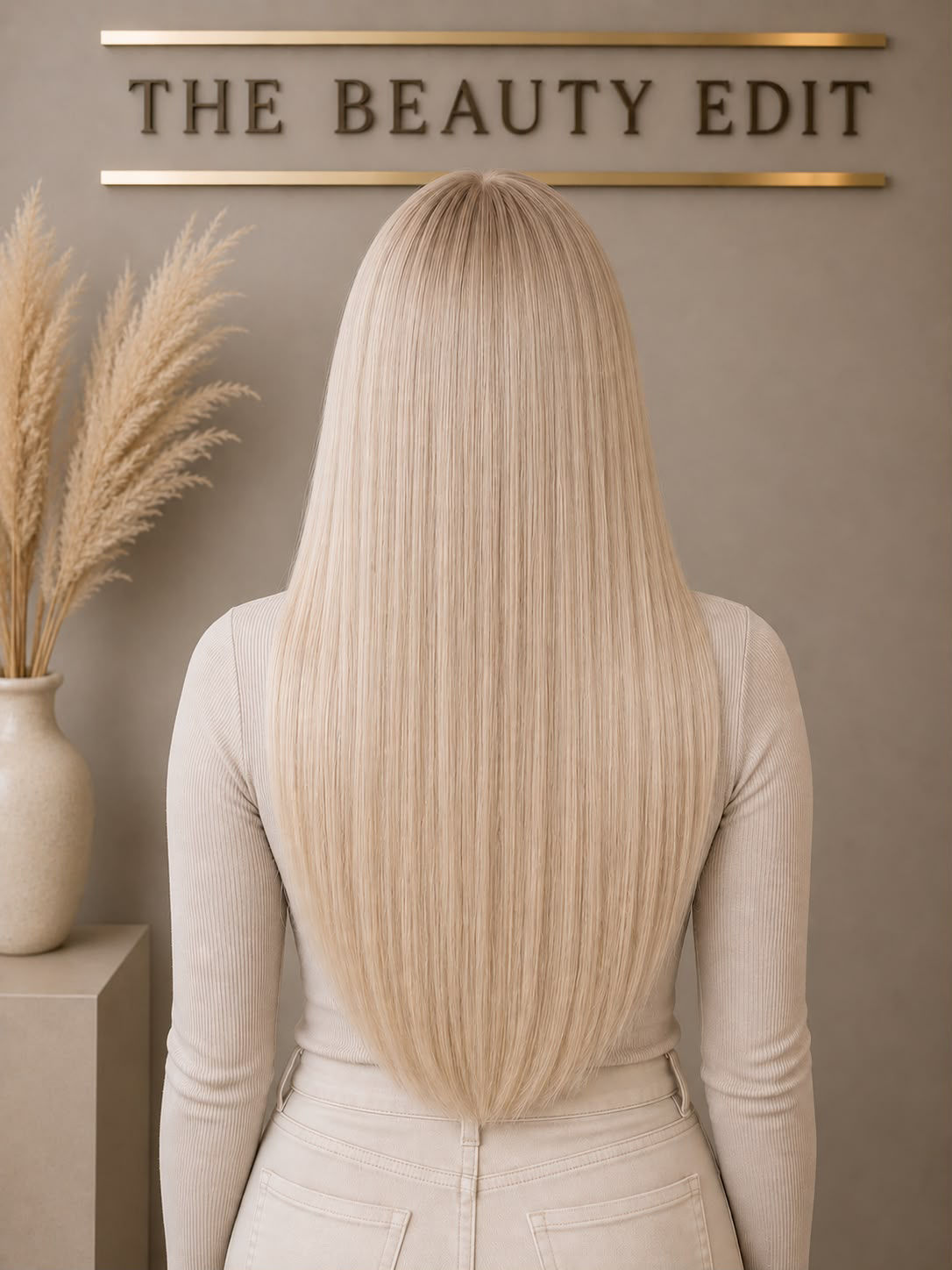 Isabella #60 (Platinum Blonde) 50g Keratin Bond Hair Extensions