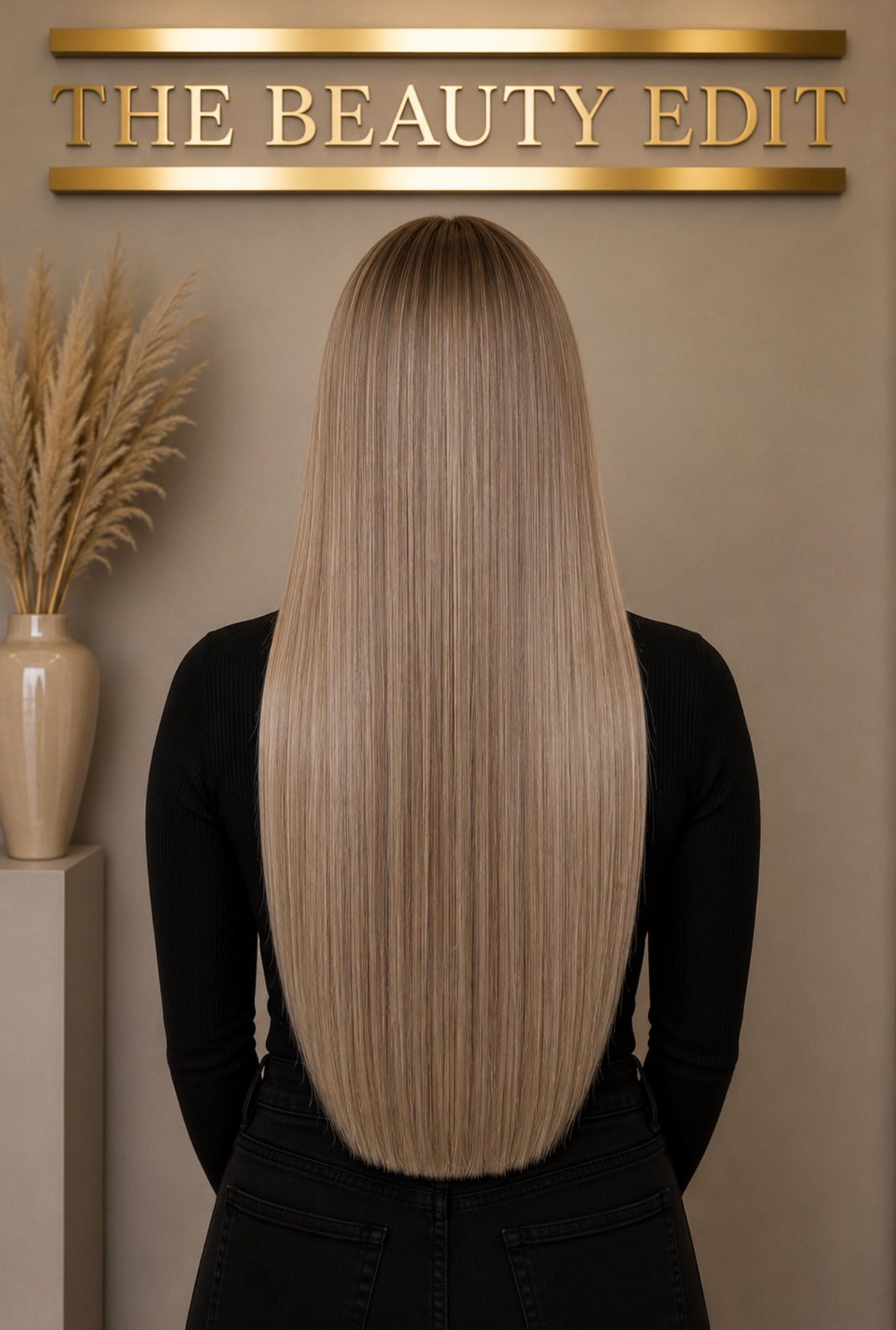Isla #18 (Cool Ash, Soft Beige) - 50g Nano Hair Extensions