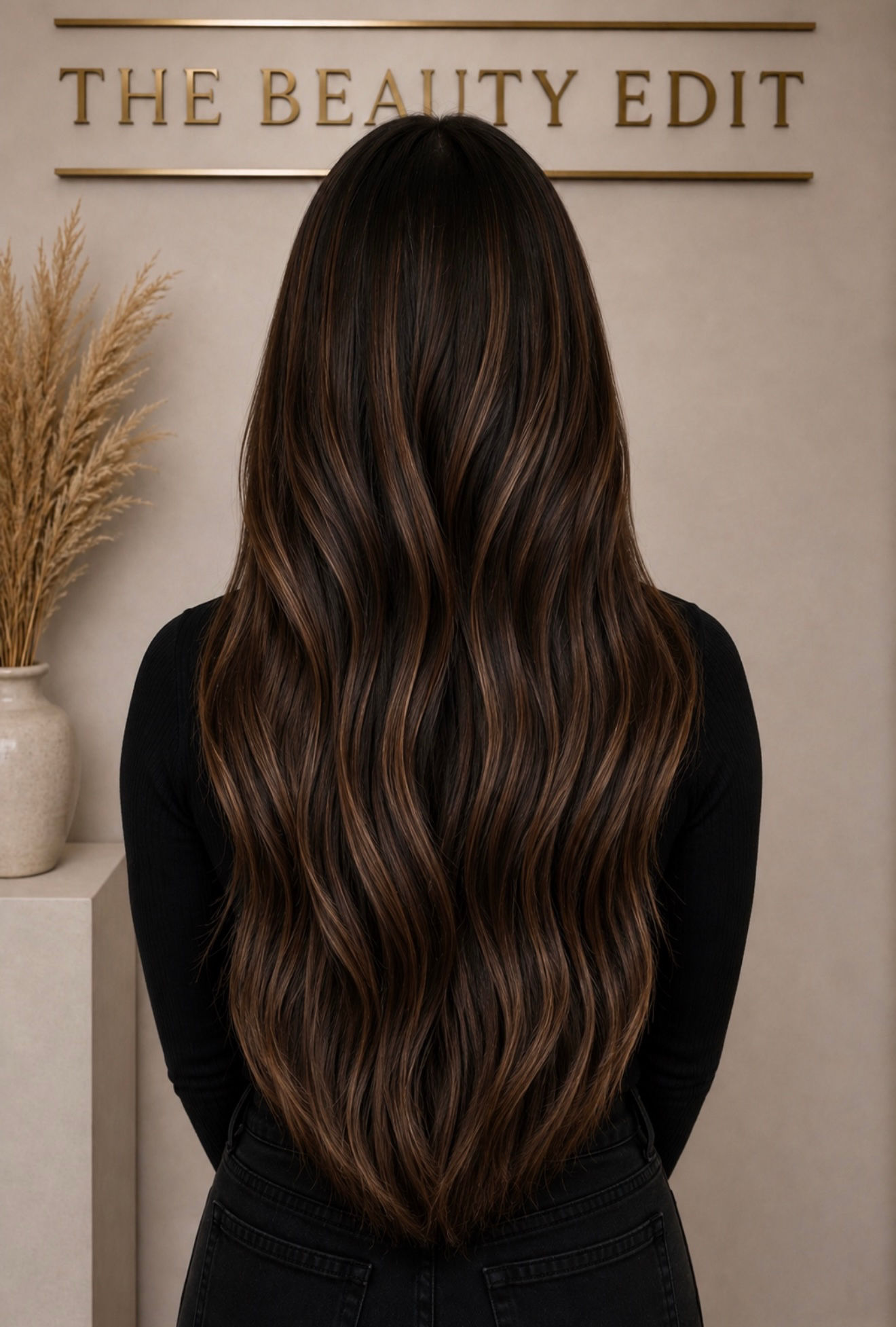Mocha Crunch #B4/6  (Dark Brown & Warm Mocha) - 50g Tape Hair Extensions