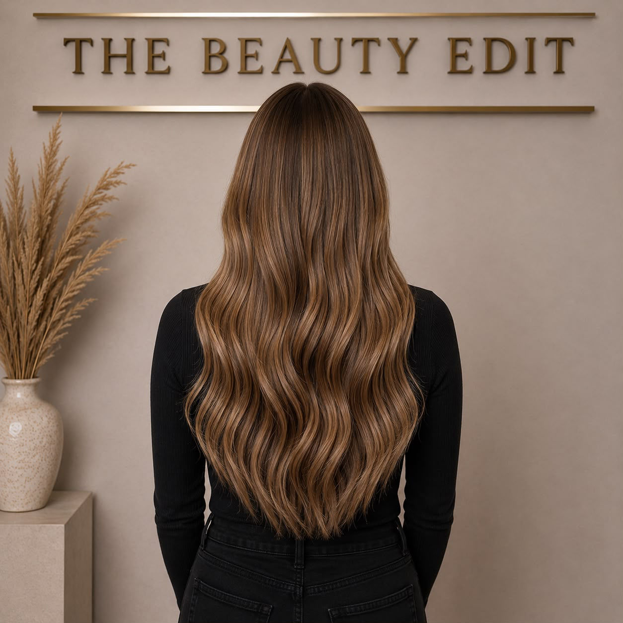Mocha Crunch #B4/6 (Brown & Mocha) - 50g Invisible Tape Hair Extensions
