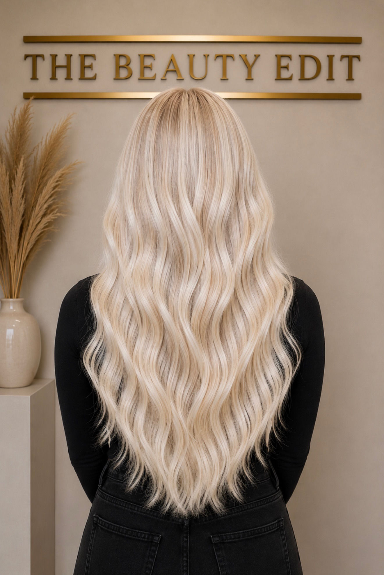 Angel Blonde #P14/60 (Light Blonde, Platinum Mix) - 50g Nano Hair Extensions