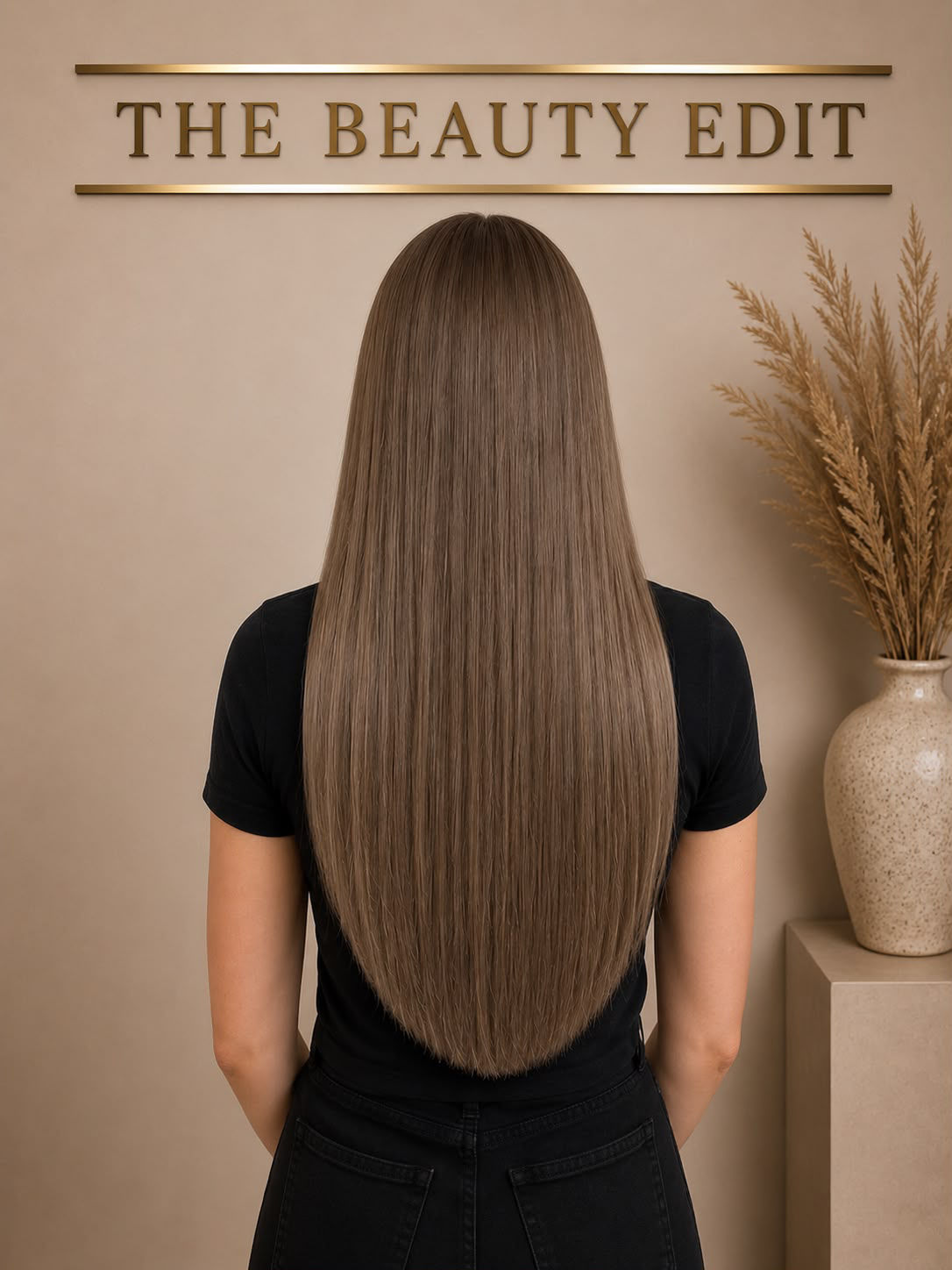 Sage #9 (Ash Light Brown) - 50g Invisible Tape Hair Extension