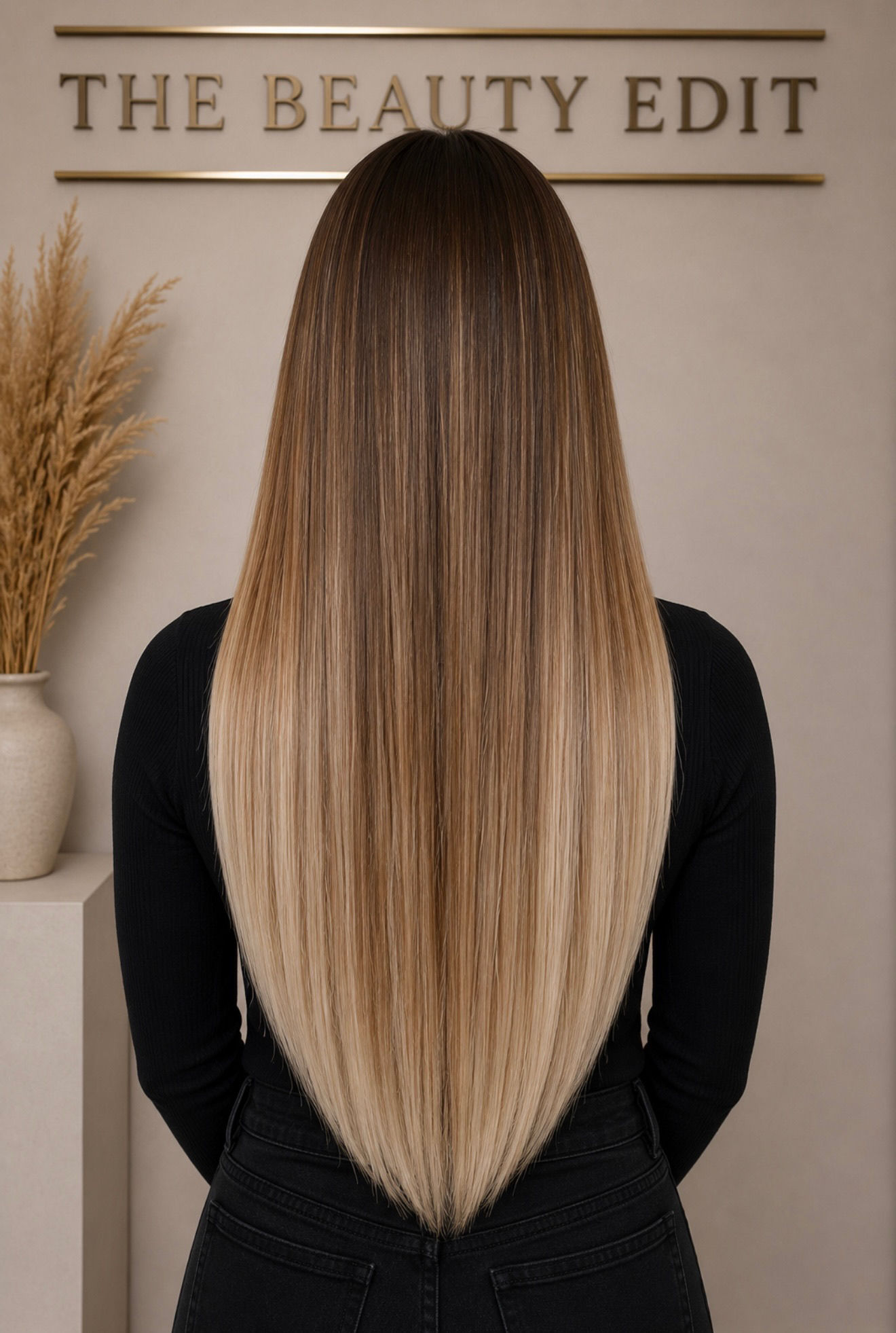 Teddy Blonde #B4/8/60 (Medium Brown & Ash Blonde) - 50g Weft Hair Extensions