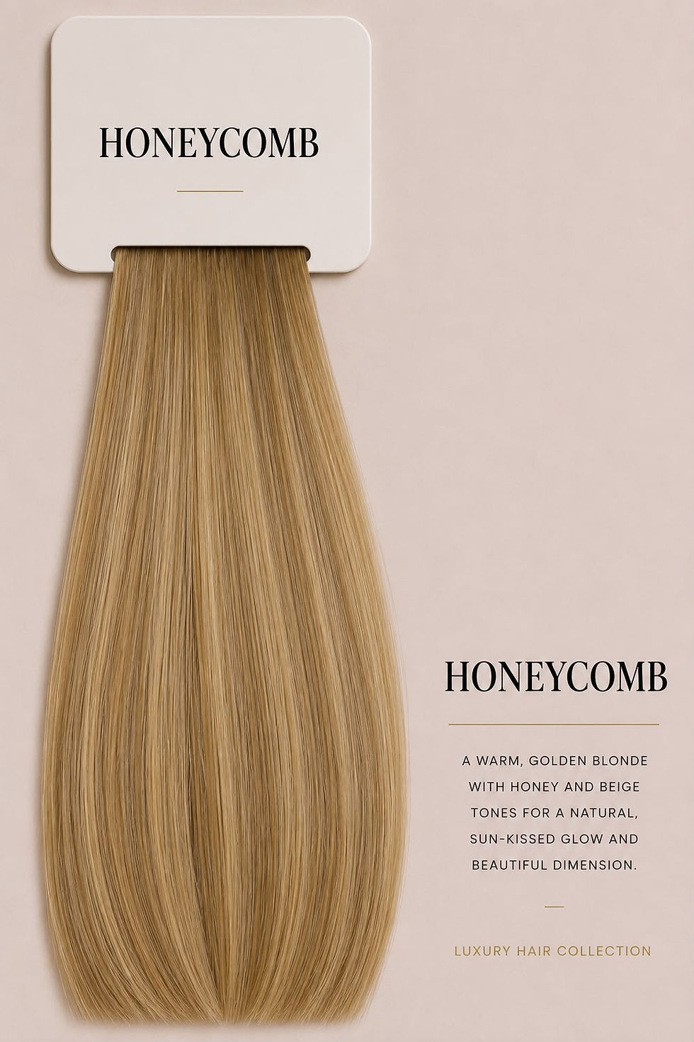 Thumbnail: Honeycomb #B6/27 (Golden With Honey Tones) - 50g Genius Weft Hair Extensions