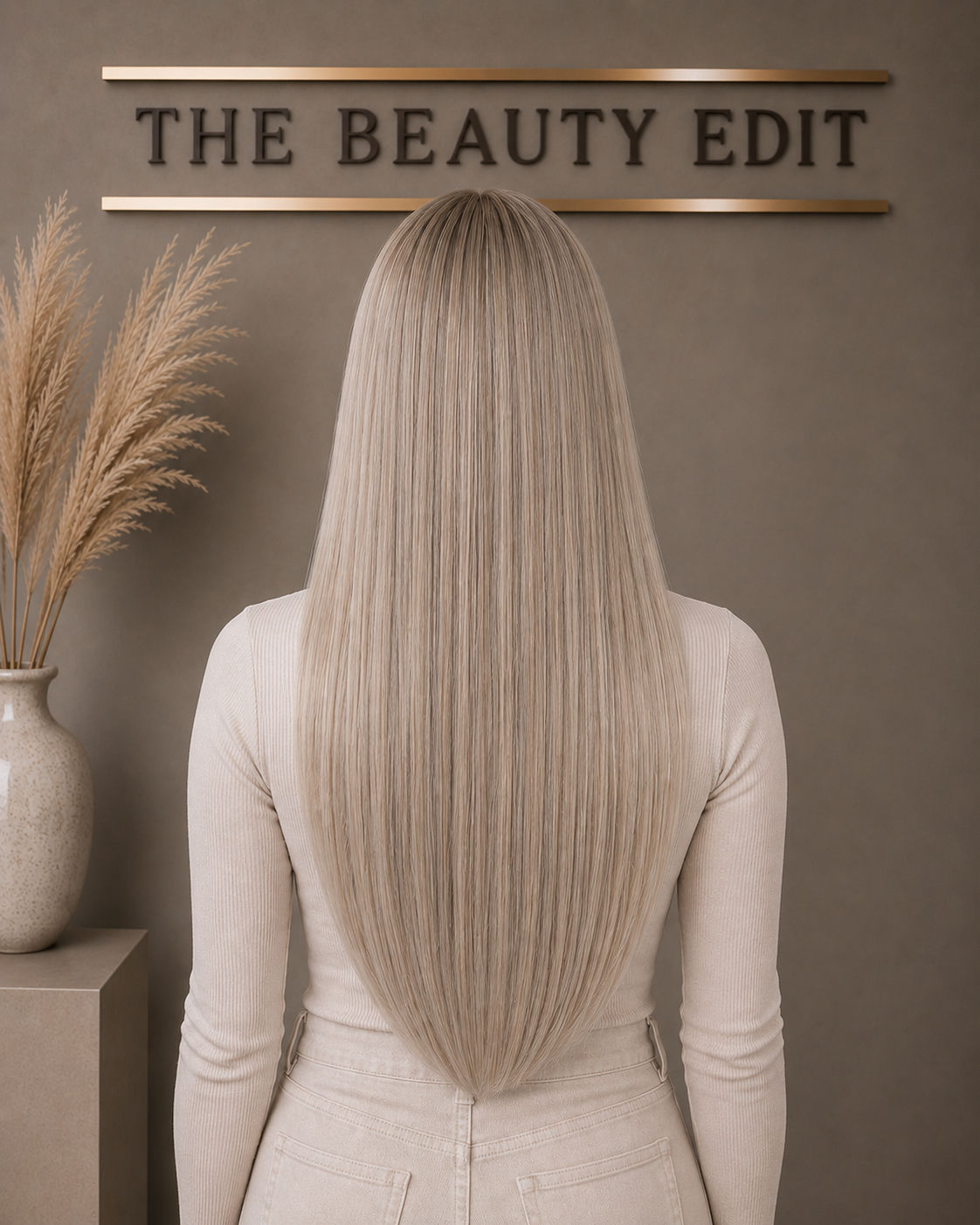 Ash Pearl #M18/60 (Ash Blonde, Icy Blend) - 50g Invisible Tape Hair Extensions