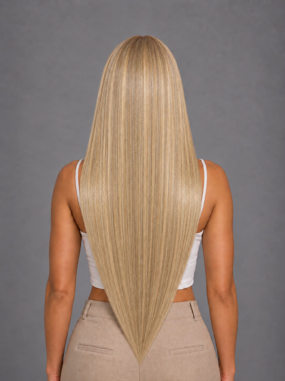 Sandy Blonde (Beige, Honey Tones)  - 25g I-Tip Hair Extensions