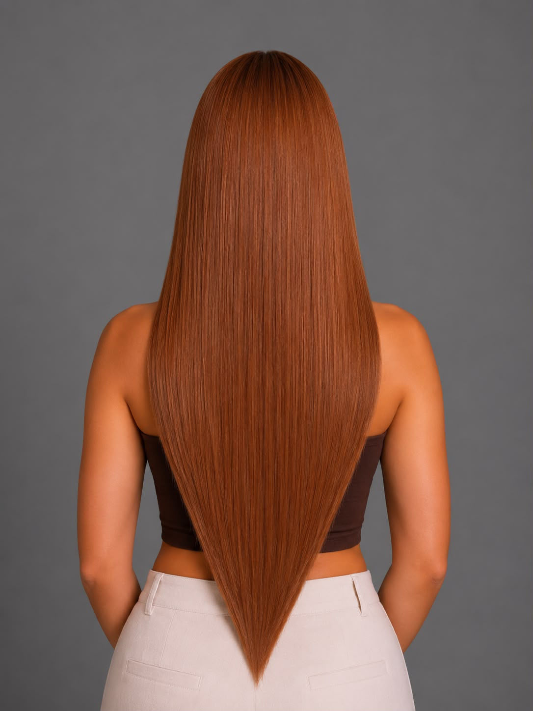 Zoey #33 (Warm Copper Red) - 25g I-Tip Hair Extensions