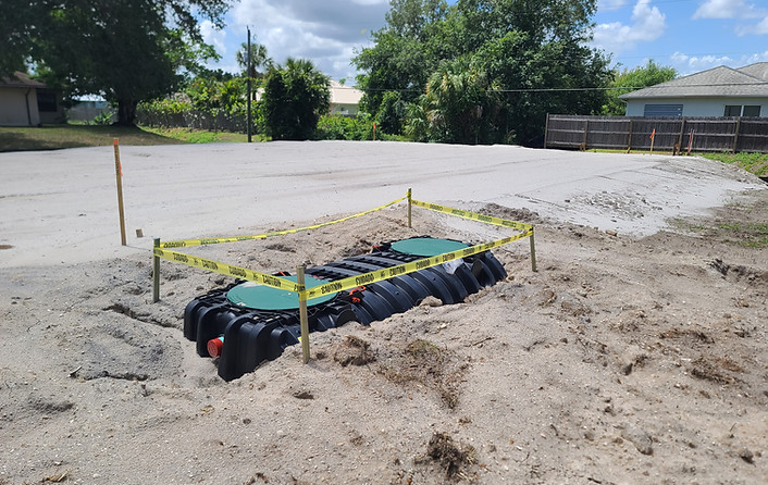 conventional septic system septic tank