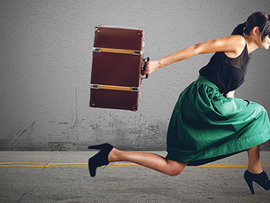 "Avísenle a la aerolínea que ya voy para el aeropuerto"