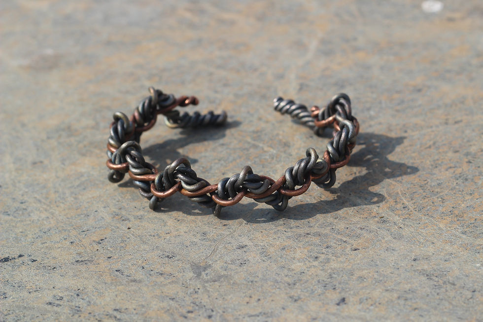 Thumbnail: Titanium & Copper Bracelet