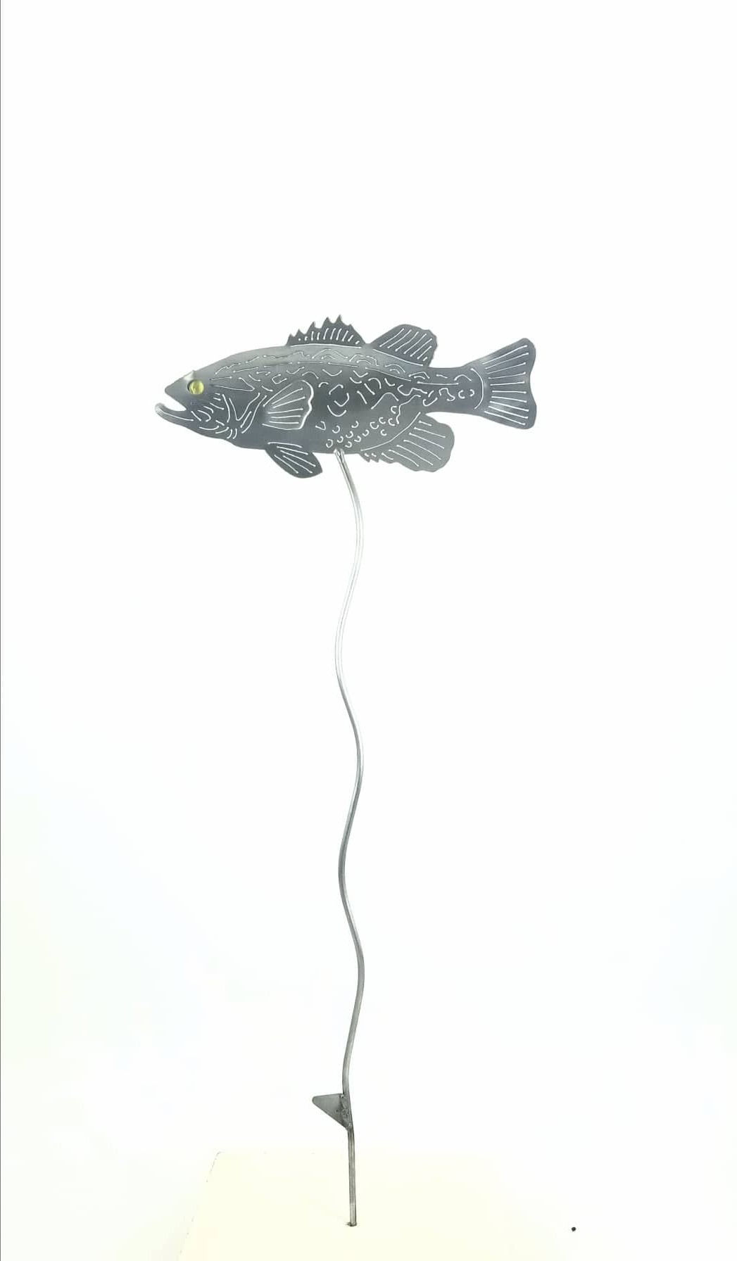 Large Mouth Bass Garden Stake