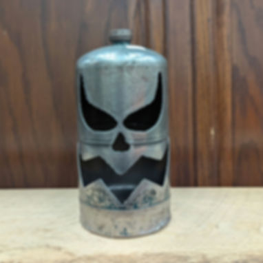 Metal Pumpkin Upcycled Propane Tank 