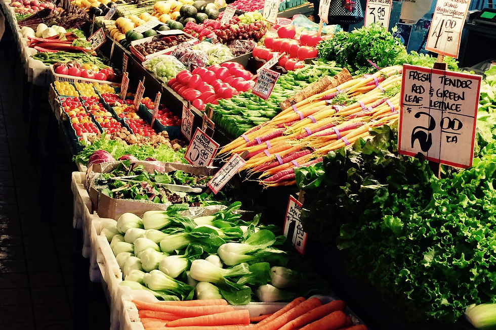 Pike Place Seattle produce