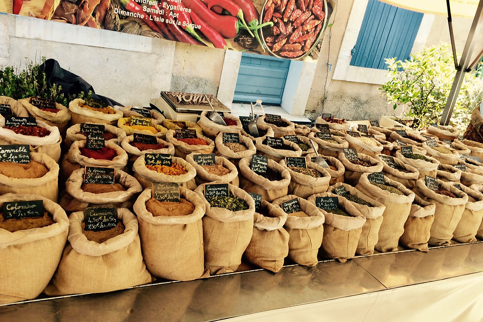 Spices at the market