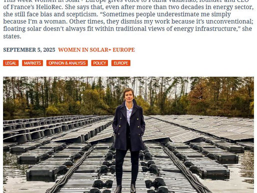 HelioRec CEO Featured in pv magazine Global