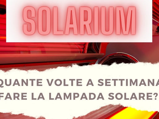 Ogni quanto fare la lampada solare