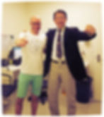 Professor Peter Hwang and me at Alfred Hospital