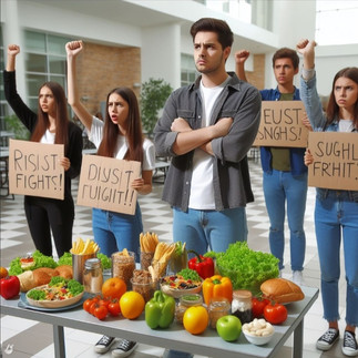 Protesta cruel