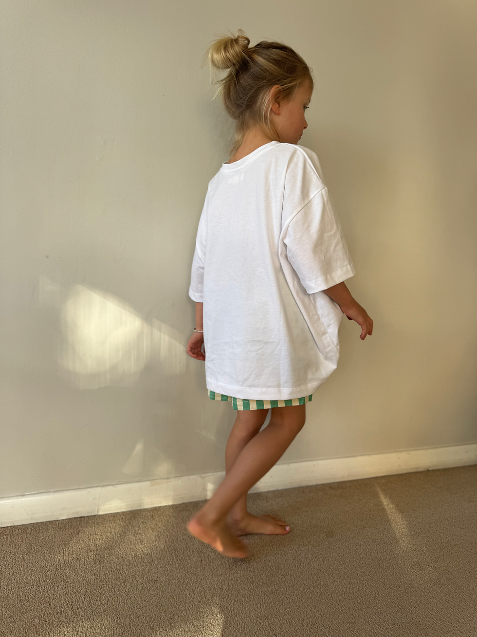 Thumbnail: Frankie Shorts - Green/Cream
