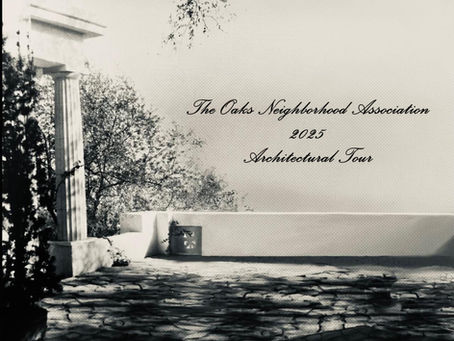 The Oaks 2025 Architectural Tour