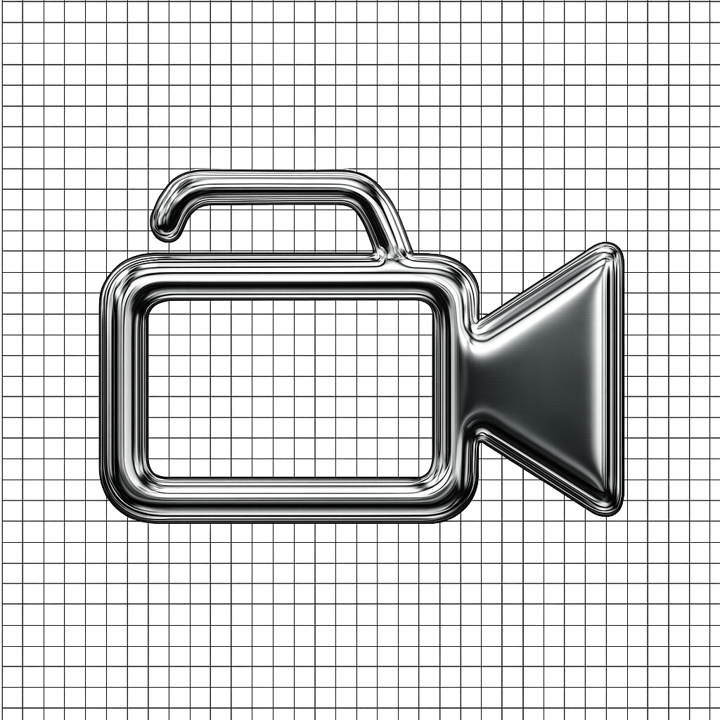 metallic video camera