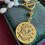 Thumbnail: St. Michael Medal Pearl Necklace