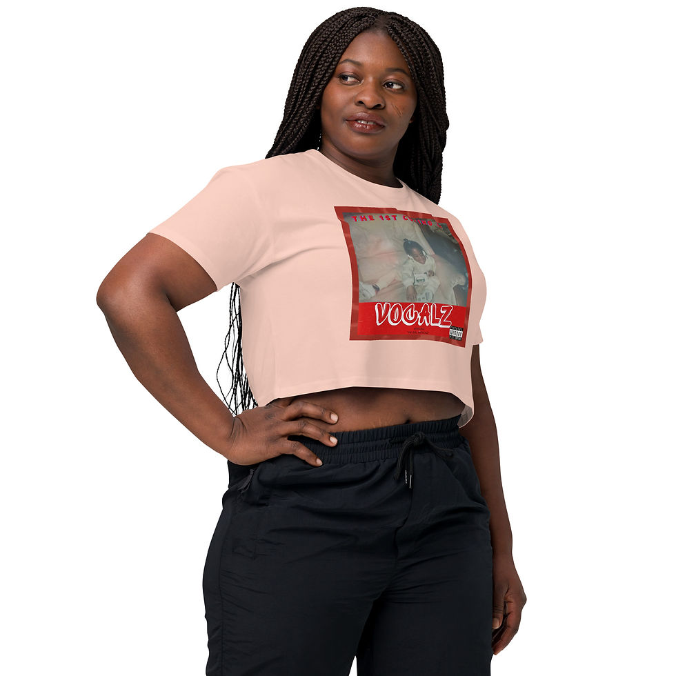Thumbnail: The 1st Coming of Vocalz EXCLUSIVE MUSIC MERCH Women’s crop top