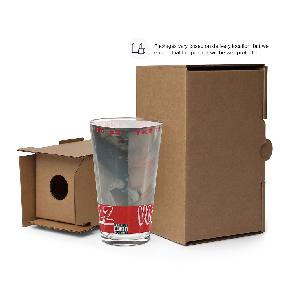 Thumbnail: The 1st Coming Of Vocalz EXCLUSIVE MUSIC MERCH Shaker pint glass