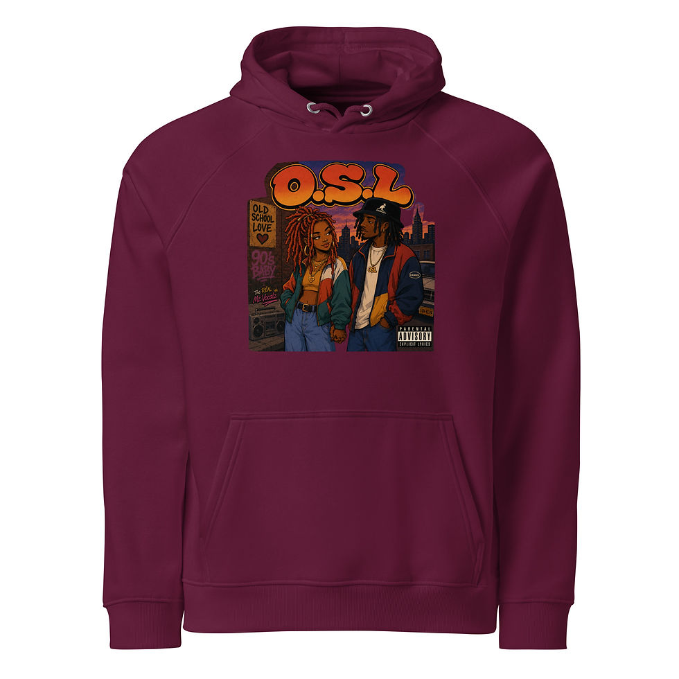 Thumbnail: O.S.L Unisex eco raglan hoodie