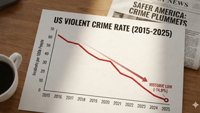 Safety Milestone: US Violent Crime Rates Hit Historic Lows