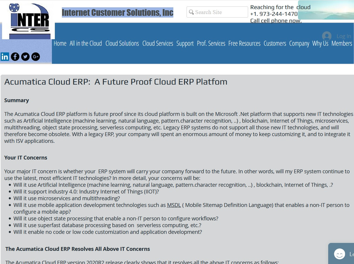 Future Proof Cloud Erp Platform Intercs