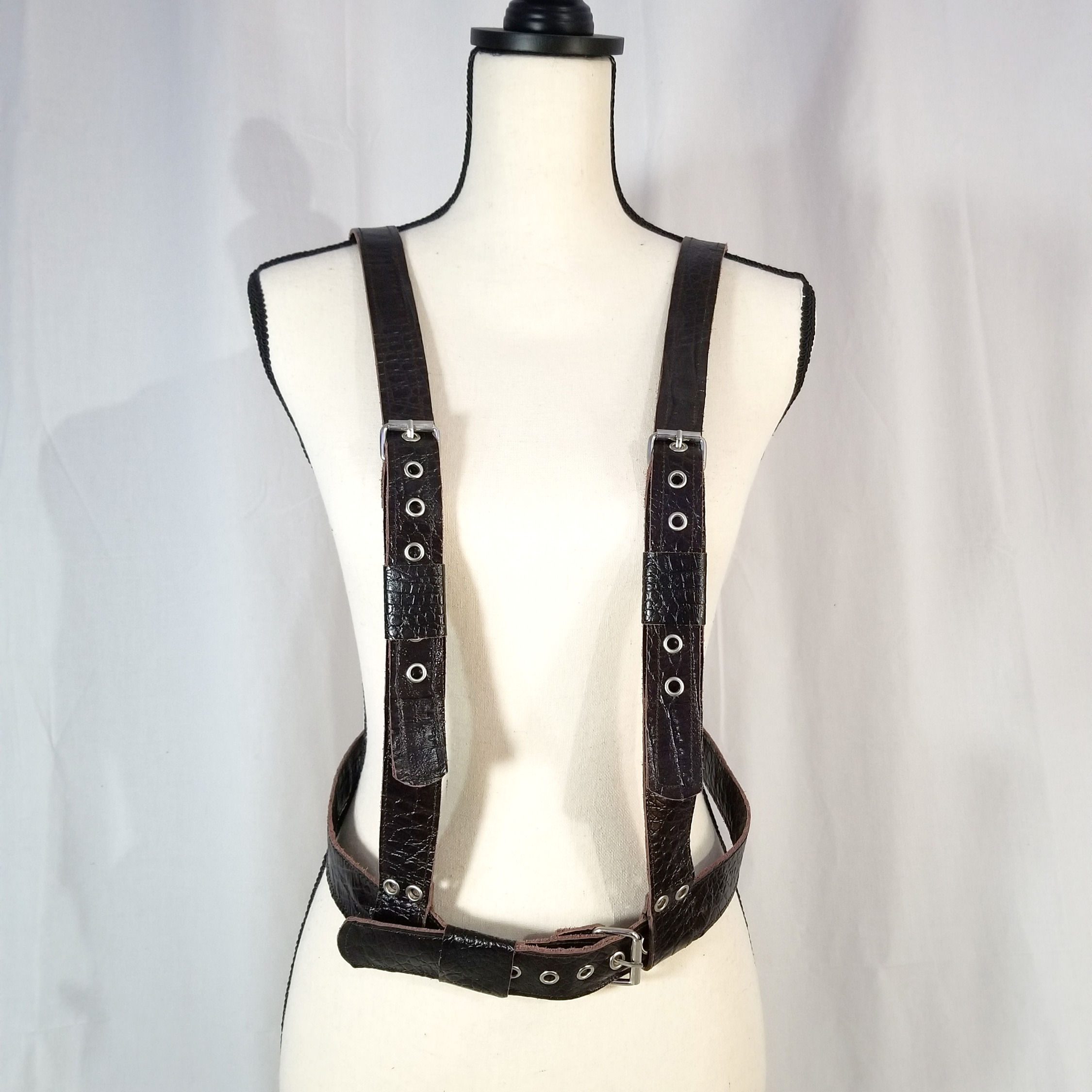 Suspender-Style Leather Harness