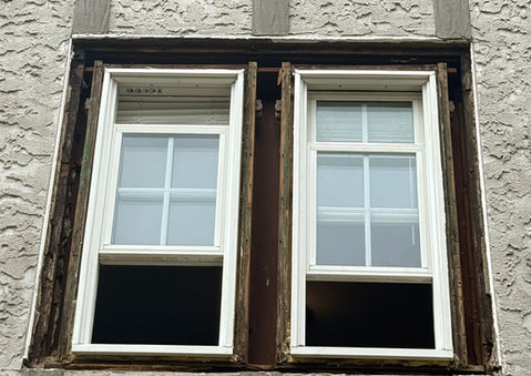 Rotted window frame repair near me.