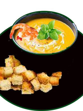 Entradas a base de sopas ou cremes