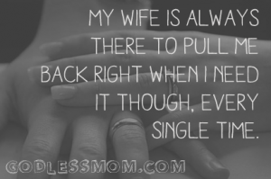 Atheist wife