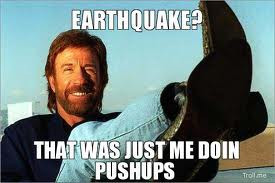 Chuck Norris Earthquake