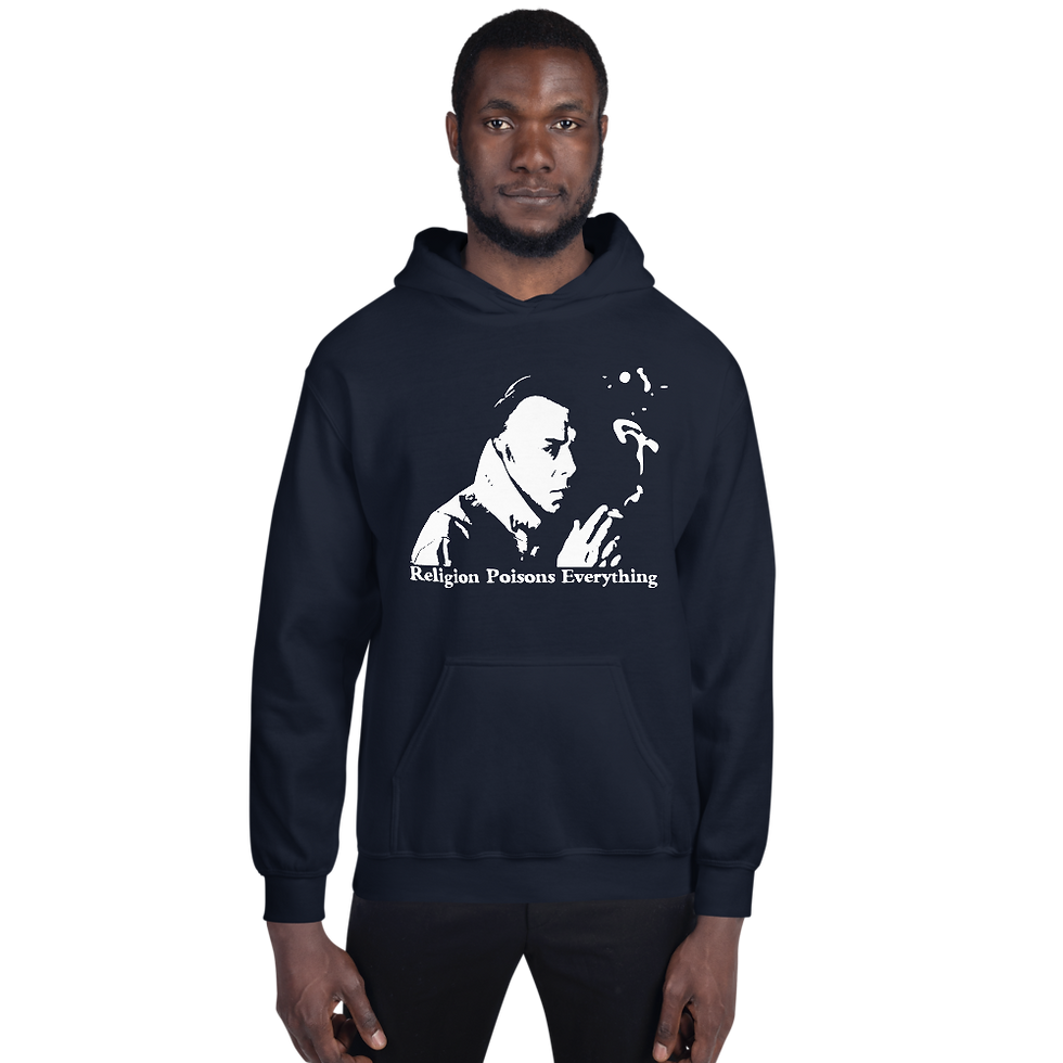 Thumbnail: Hitchens Religion Poisons Everything Unisex Hoodie