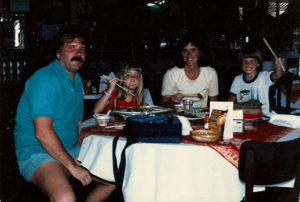 My Qanon parents and us in Asia.