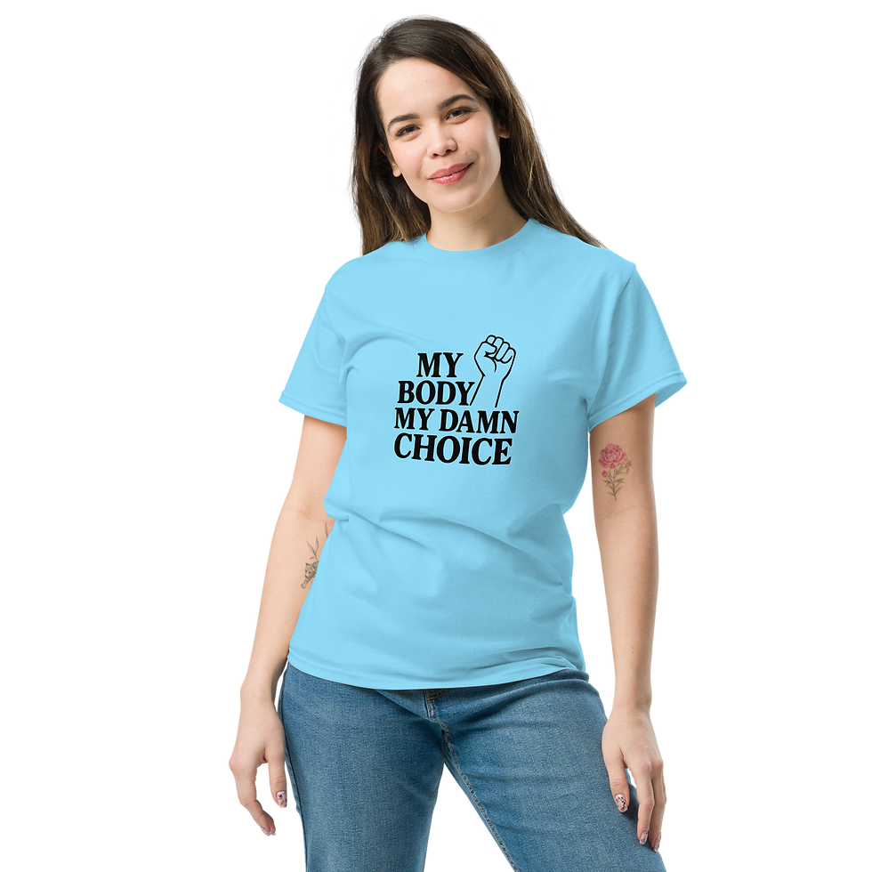 Thumbnail: My Body, My Damn Choice – Pro-Choice Feminist T-Shirt