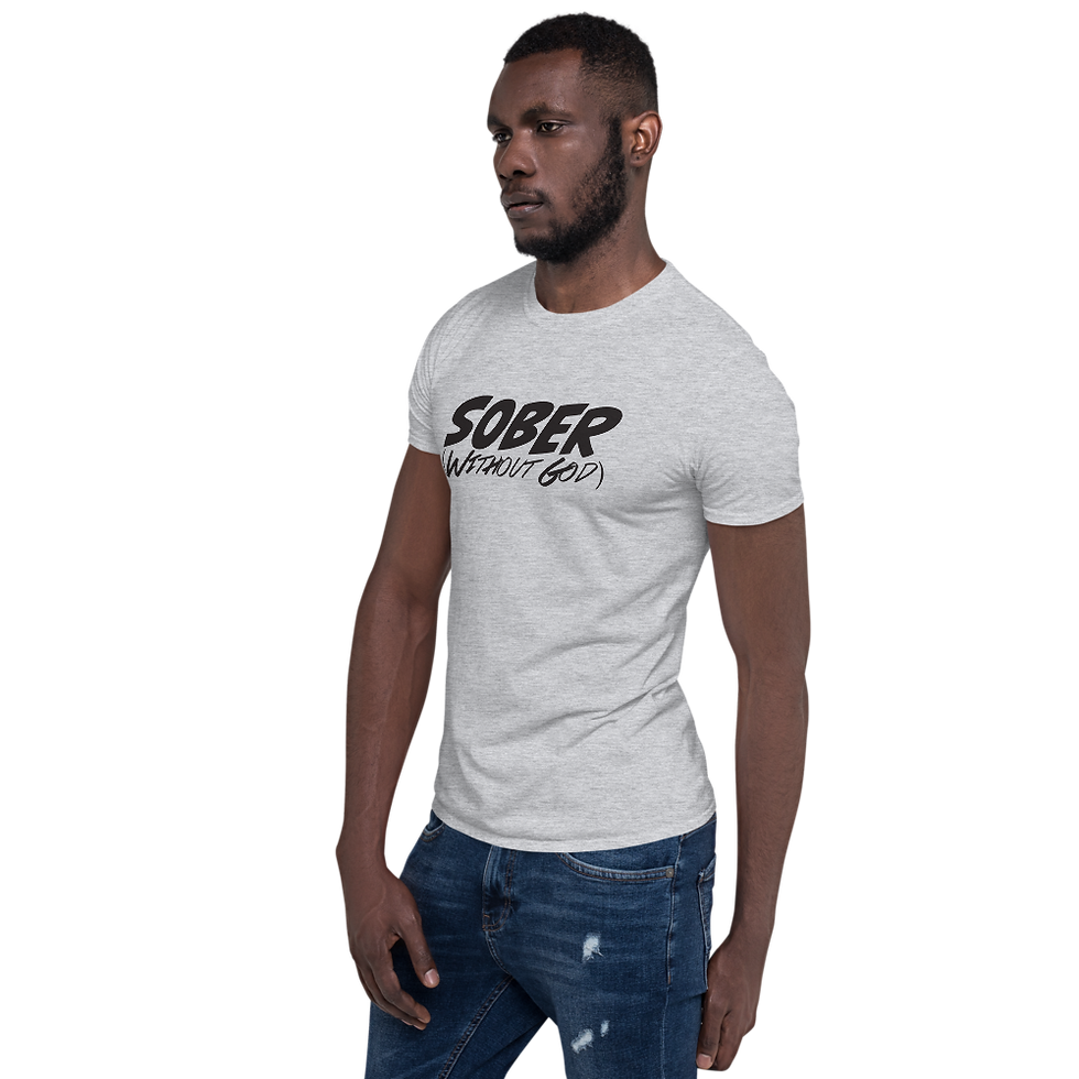 Thumbnail: Sober without God Short-Sleeve Unisex T-Shirt