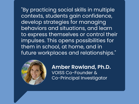 Making Social Skills Instruction Scale: A Conversation with VOISS Co-Founder Amber Rowland