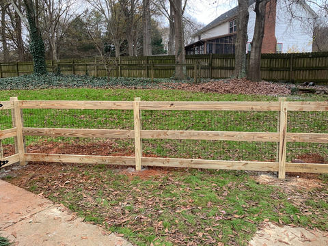rail fence contractors greenville, simpsonville, spartanburg, anderson