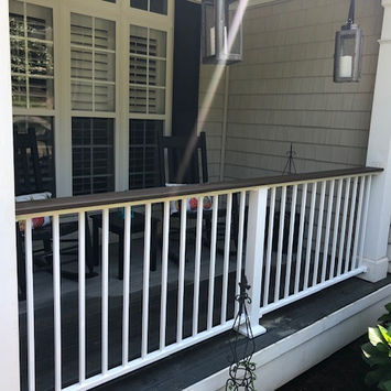 deck porch composite deck build