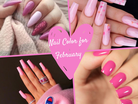Nail Color for February - Pretty in Pink