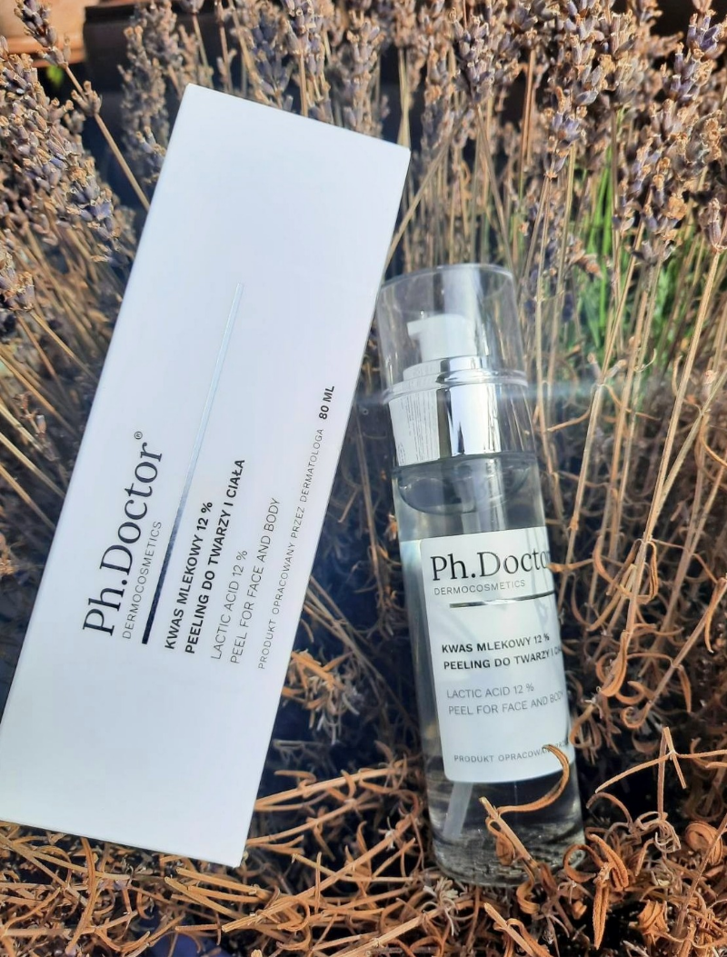 ph doctor kwas mlekowy peeling do twarzy i ciała