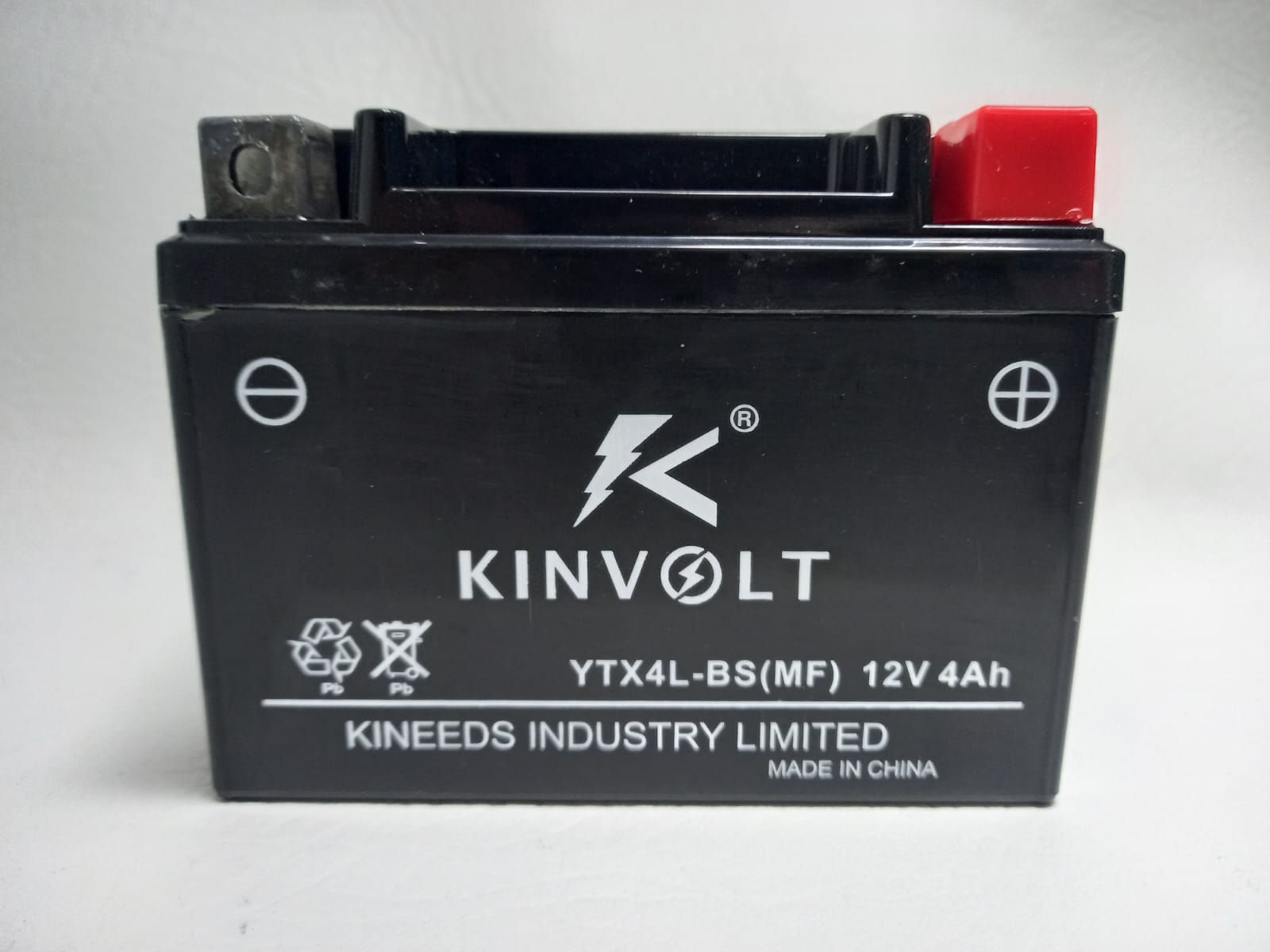 BATTERY (114*70* 85) YTX4L* YB4L KINVOLT