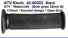 GRIP ATV KNURL PATTERN BLACK L115mm