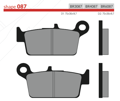 B3087 Brake Pads - G003 - FA131/153